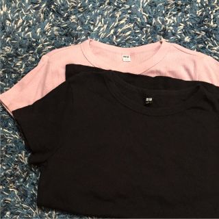 ユニクロ(UNIQLO)のUNIQLO♡リブT(Tシャツ(半袖/袖なし))