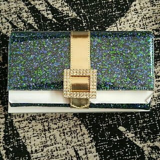 アッシュアンドダイアモンド(ASH&DIAMONDS)のGLITTER BASIC ロングウォレット [BLUE]

(財布)