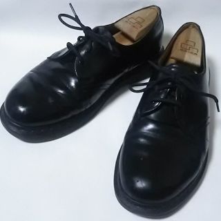 ドクターマーチン(Dr.Martens)の最高傑作王道!ドクターマーチン牛革レザー3ホールシューズ黒27cm(ドレス/ビジネス)