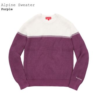 シュプリーム(Supreme)のAlpine Sweater supreme 国内正規品(ニット/セーター)