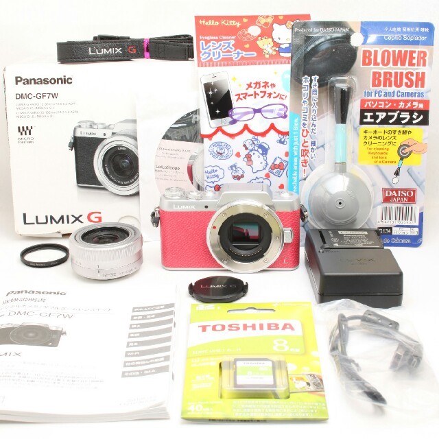 ❤美品❤️希少ピンクカラー❤️Wi-Fi＆自撮り❤️LUMIX GF7