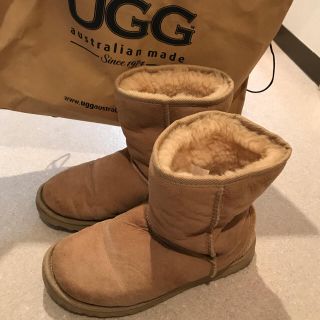 アグ(UGG)のUGG ムートンショートブーツ ベージュ(ブーツ)