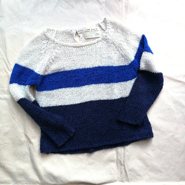 ZARA KIDS(ザラキッズ)のZARA　girls サマーニット　104cm キッズ/ベビー/マタニティのキッズ服女の子用(90cm~)(Tシャツ/カットソー)の商品写真