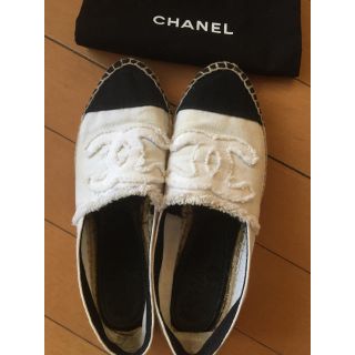 シャネル(CHANEL)のシャネルCHANEL エスパドリーユ 37(スリッポン/モカシン)