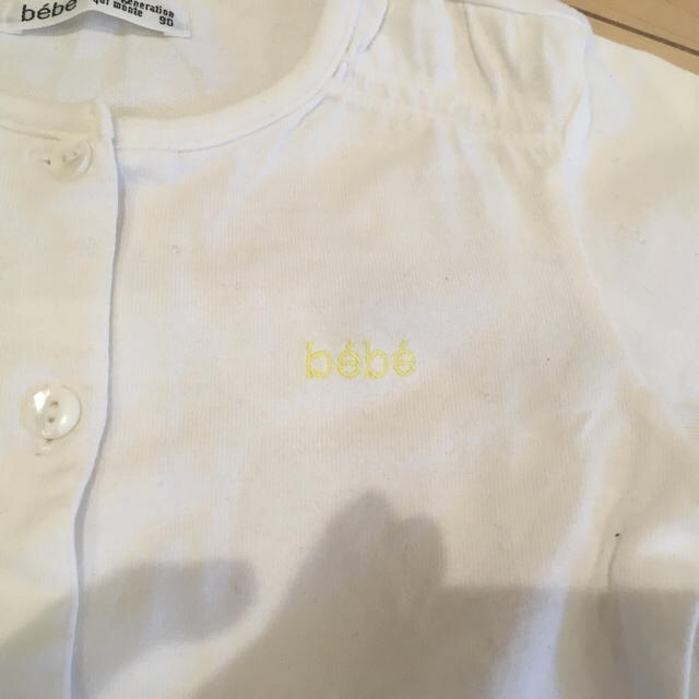 BeBe(ベベ)の春夏向け bebe 半袖カーディガン キッズ/ベビー/マタニティのキッズ服女の子用(90cm~)(カーディガン)の商品写真