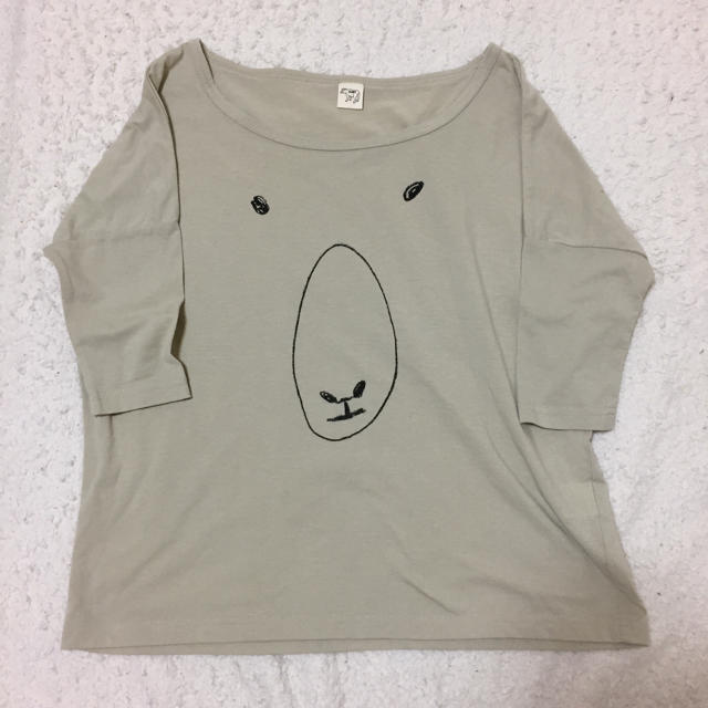 FELISSIMO(フェリシモ)のNUSY5分袖ひつじTシャツ レディースのトップス(Tシャツ(半袖/袖なし))の商品写真