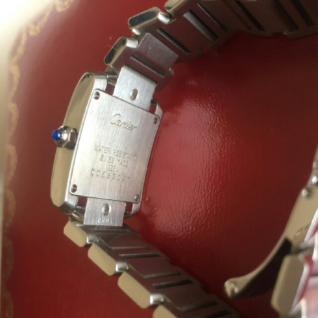 Cartier(カルティエ)のsomeno様専用カルティエ　タンクフランセーズSM　電池交換済み レディースのファッション小物(腕時計)の商品写真
