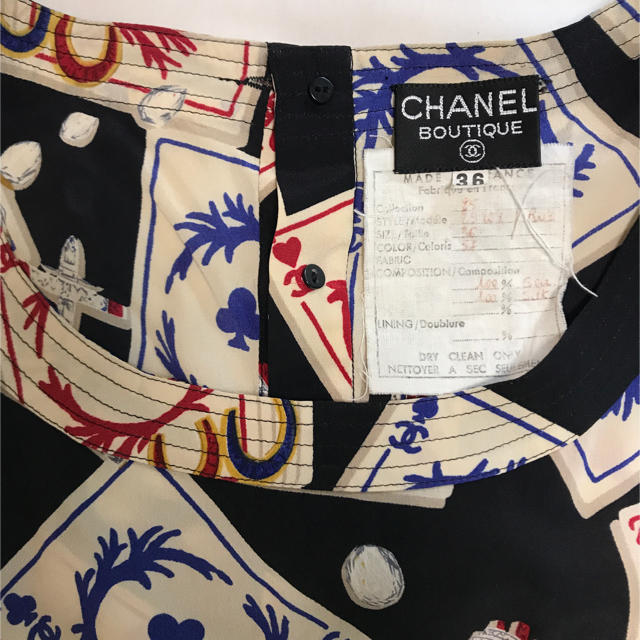 CHANEL シャネル★超美品 激レア！ トランプ柄 ココマーク プリント