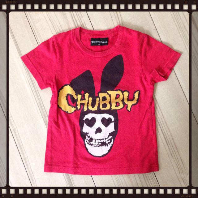 CHUBBYGANG(チャビーギャング)のCHUBBYGANG ロゴTシャツ100 キッズ/ベビー/マタニティのキッズ服男の子用(90cm~)(その他)の商品写真