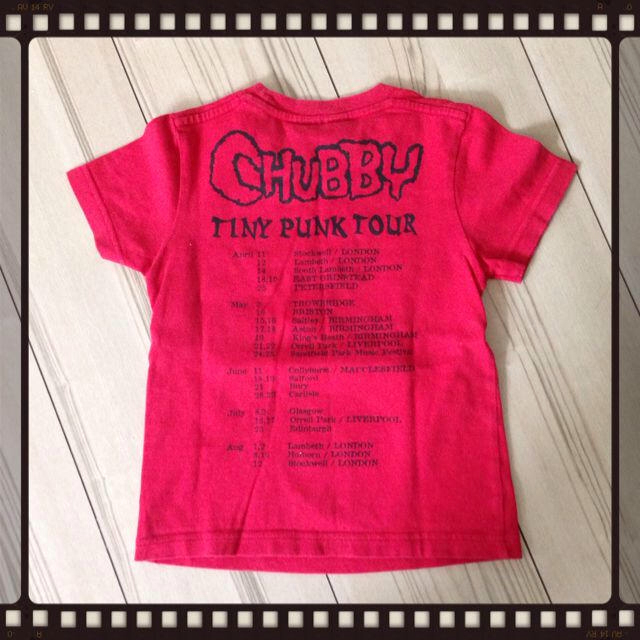 CHUBBYGANG(チャビーギャング)のCHUBBYGANG ロゴTシャツ100 キッズ/ベビー/マタニティのキッズ服男の子用(90cm~)(その他)の商品写真