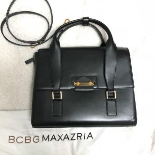 ビーシービージーマックスアズリア(BCBGMAXAZRIA)のBCBGMAXAZRIA バッグ ブラック(ハンドバッグ)