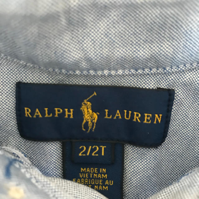 Ralph Lauren(ラルフローレン)の新品未使用 ラルフローレン 長袖シャツ キッズ/ベビー/マタニティのキッズ服男の子用(90cm~)(ブラウス)の商品写真