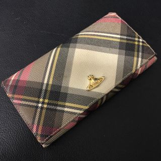 ヴィヴィアンウエストウッド(Vivienne Westwood)のヴィヴィアン ウエストウッド 長財布 ロングウォレット レザー チェック柄(長財布)