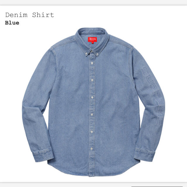 【S】 Supreme Denim Shirt