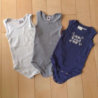 プチバトー(PETIT BATEAU)のPETIT BATEAU 他 ボディ3枚(その他)