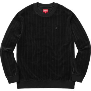 シュプリーム(Supreme)の17awSupreme Ribbed Velour Crewneckシュプリーム(スウェット)