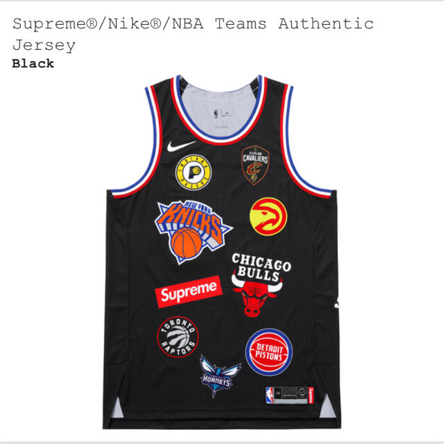 タンクトップSupreme/Nike/NBA Teams Authentic Jersey