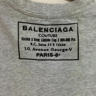 バレンシアガ(Balenciaga)のbalenciaga ロゴ スタンプ T シャツ(Tシャツ(半袖/袖なし))