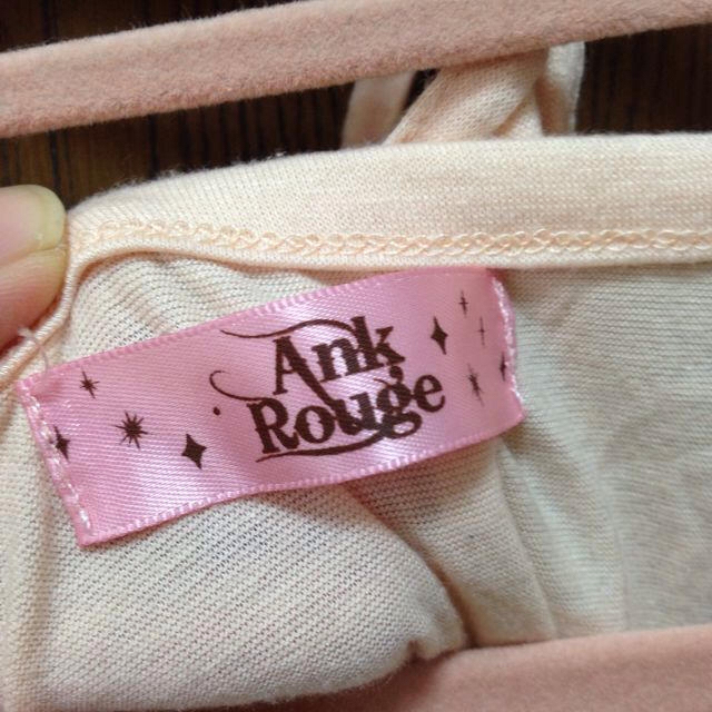 Ank Rouge(アンクルージュ)のAnk♡ピンクトップス レディースのトップス(カットソー(半袖/袖なし))の商品写真