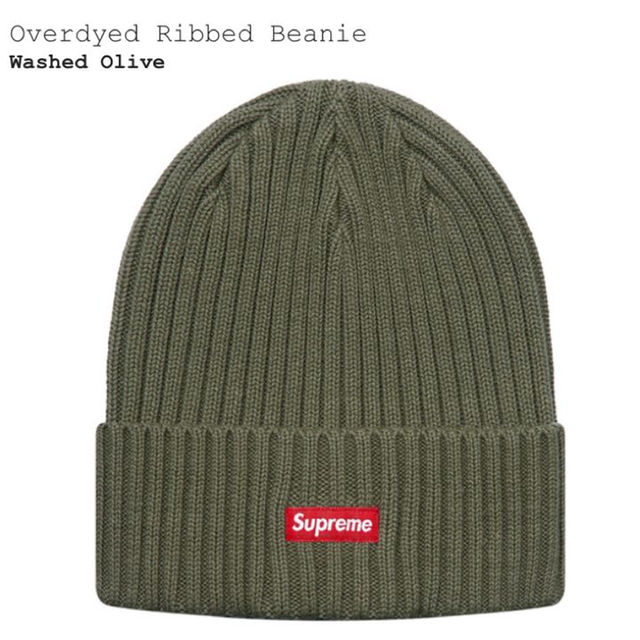 Supreme Overedyed  Ribbed Beanie