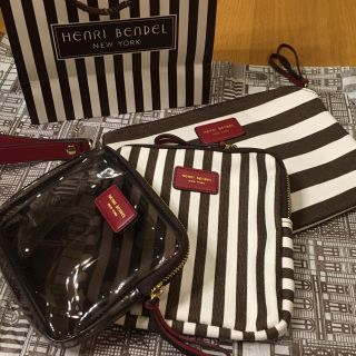 ヘンリベンデル(Henri Bendel)の新品未使用⭐︎3点セット ヘンリベンデル ポーチ(ポーチ)