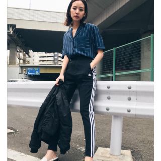 adidas×moussy コラボ スリムパンツ