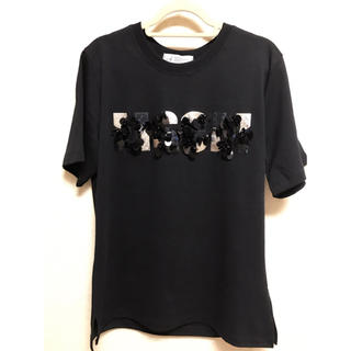 ディーホリック(dholic)の☆韓国ファッション☆スパンコールデザインTシャツ ブラック(Tシャツ(半袖/袖なし))