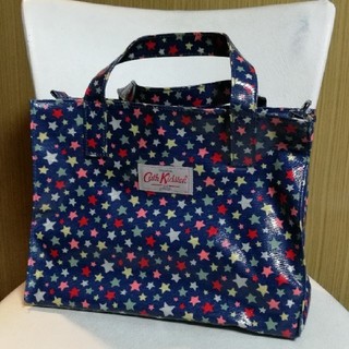 キャスキッドソン(Cath Kidston)のCath Kidston　バッグ　青　星　(ハンドバッグ)