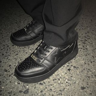 アベイシングエイプ(A BATHING APE)のA BATHING APE BAPESTA black(スニーカー)