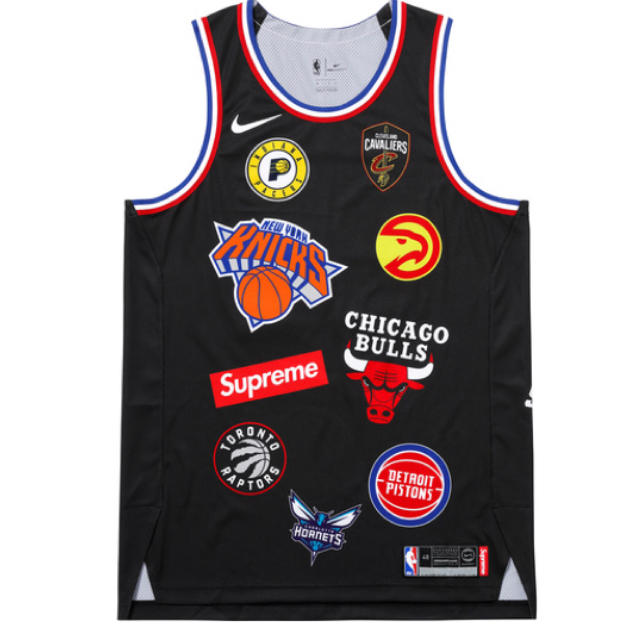 トップスsupreme NBA Teams Authentic Jarsey L 48