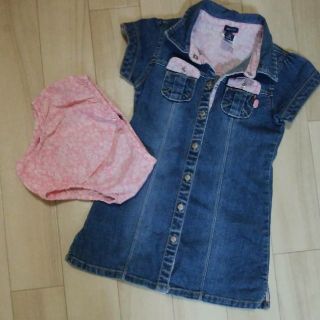 ベビーギャップ(babyGAP)のbabyGAP  ストレッチデニムワンピース(ワンピース)