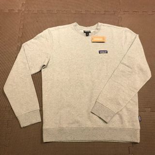 パタゴニア(patagonia)のパタゴニアスウェットクルーネックシャツグレーS新品未使用タグ付Patagonia(スウェット)