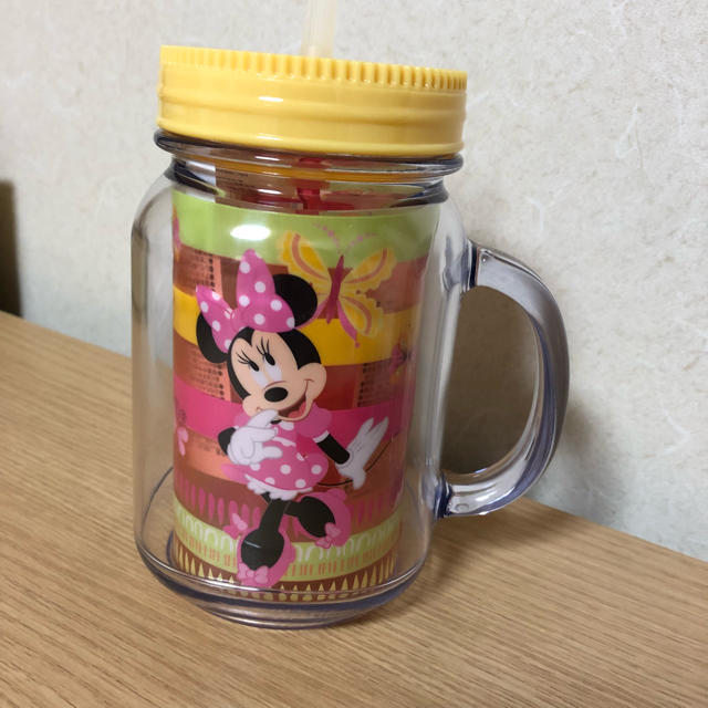 Disney(ディズニー)のディズニーストア ミニーストローボトル キッズ/ベビー/マタニティの授乳/お食事用品(水筒)の商品写真