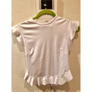 ザラ(ZARA)のZARAフリルカットソー(カットソー(半袖/袖なし))