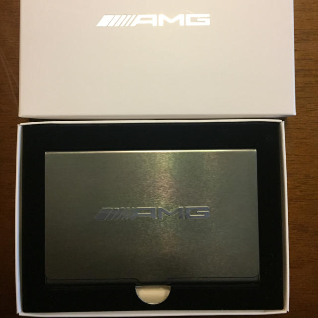 値下げ 名刺入れ ステンレス製 AMG  メンズのファッション小物(名刺入れ/定期入れ)の商品写真