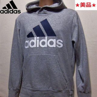 アディダス(adidas)のアディダス◆プルオーバーパーカー◆グレー (パーカー)