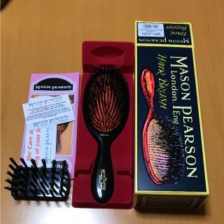 メイソンピアソン(MASON PEARSON)の新品 同様 メイソンピアソン スモール エクストラ(ヘアブラシ/クシ)