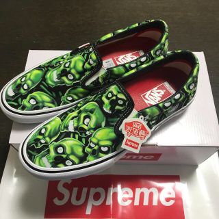 シュプリーム(Supreme)のsupreme vans skull slip on(スリッポン/モカシン)