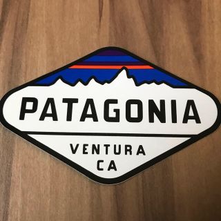 パタゴニア(patagonia)の♤パタゴニア patagonia ステッカー 菱形とノースフェイス 車(登山用品)