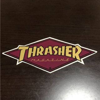 スラッシャー(THRASHER)の【縦5cm横10.5cm】THRASHER ステッカー(ステッカー)