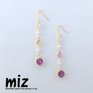 【再販】＊February＊イヤリング/ピアス/樹脂/ノンホール＊046(イヤリング)