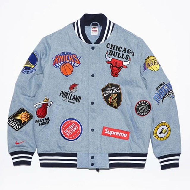 贅沢品 デニム Mサイズ - Supreme シュプリーム NBA ジャケット