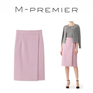 エムプルミエ(M-premier)の新品(36)M-PREMIER ラップ風スカート#ピンク￥ 19,440（税込）(ひざ丈スカート)