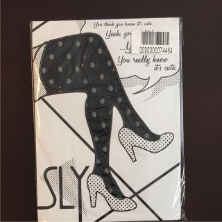 スライ(SLY)のSLY DOTS ストッキングタイツ ブラック(タイツ/ストッキング)