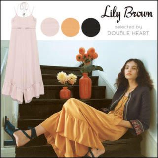 リリーブラウン(Lily Brown)のLily Brown サテン サロペット(サロペット/オーバーオール)