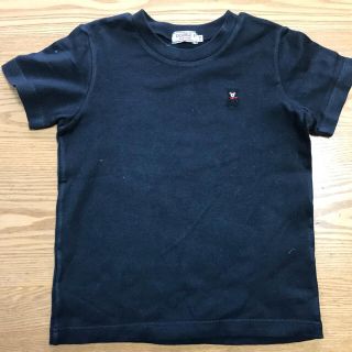 ダブルビー(DOUBLE.B)のダブルビーの黒Tシャツ 110(Tシャツ/カットソー)