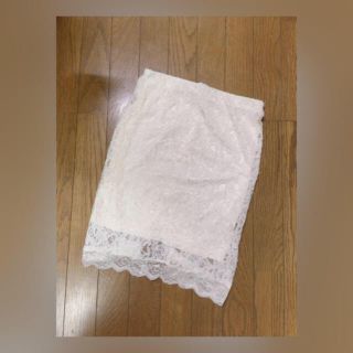 グレイル(GRL)の♡白のレーススカート♡(ひざ丈スカート)