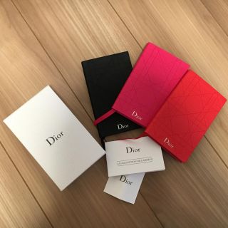 クリスチャンディオール(Christian Dior)のdior ノベルティ ノート3冊セット(ノート/メモ帳/ふせん)