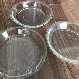 パイレックス(Pyrex)のおかん様専用✤【未使用】iwaki パイレックス 耐熱 3枚(食器)