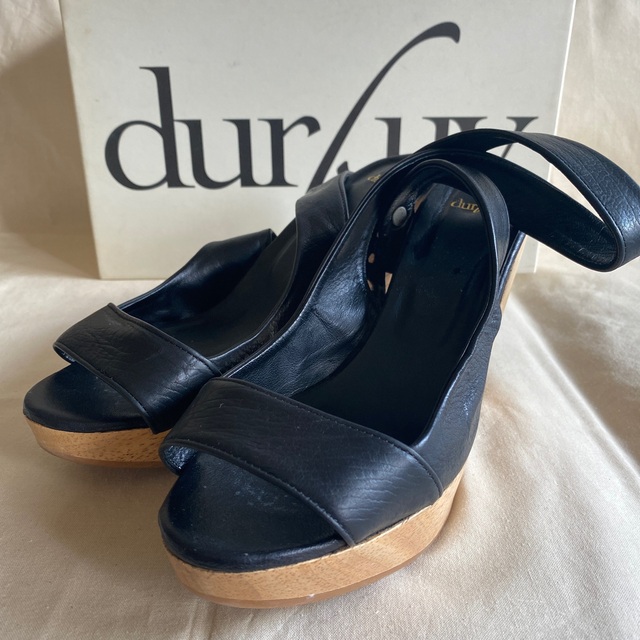 durbuy(デュルブイ)の🉐お値下げ‼️【durbuy ウッドソールサンダル 】midwest購入 レディースの靴/シューズ(サンダル)の商品写真